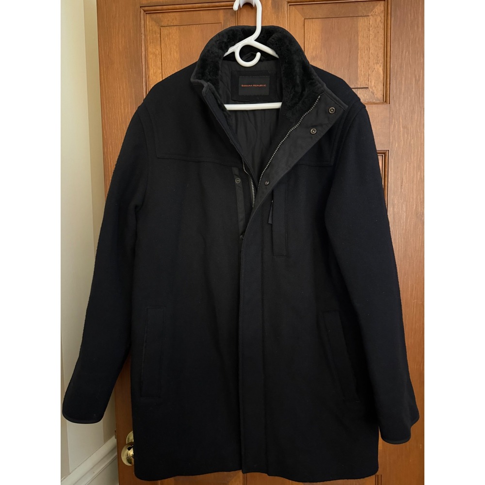 Banana Republic Dark Military Coat